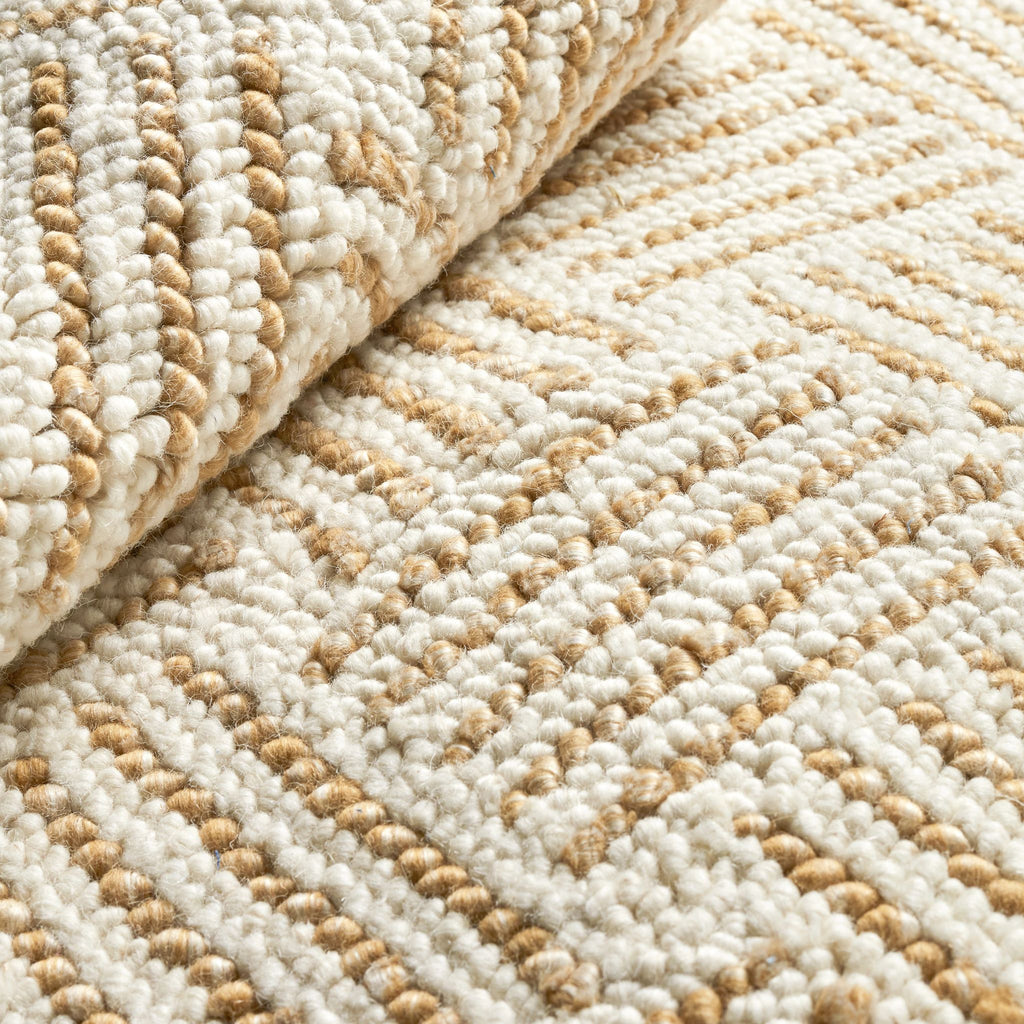 Layers Ochre Hand Hooked Wool Rug - Light House Co.