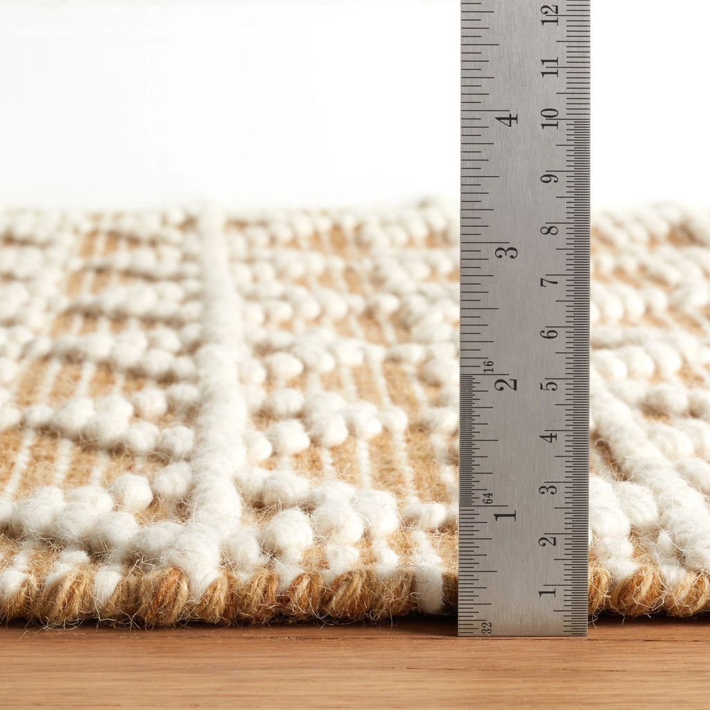 Pembrook Ochre Handwoven Wool Rug - Light House Co.