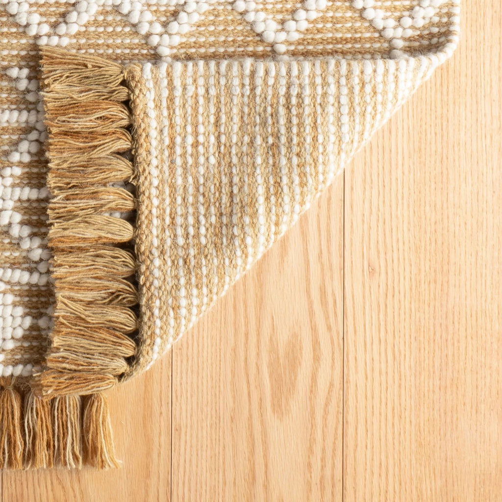 Pembrook Ochre Handwoven Wool Rug - Light House Co.
