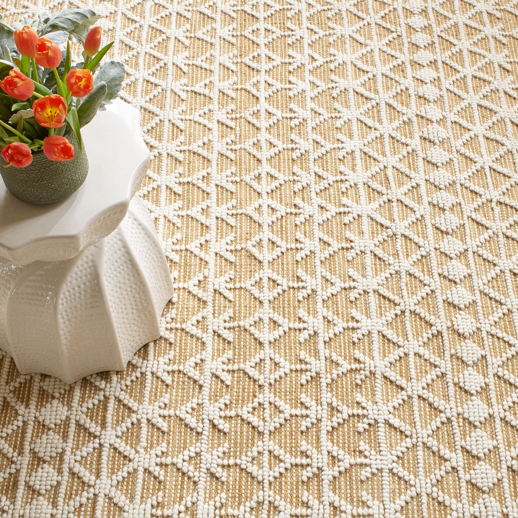 Pembrook Ochre Handwoven Wool Rug - Light House Co.