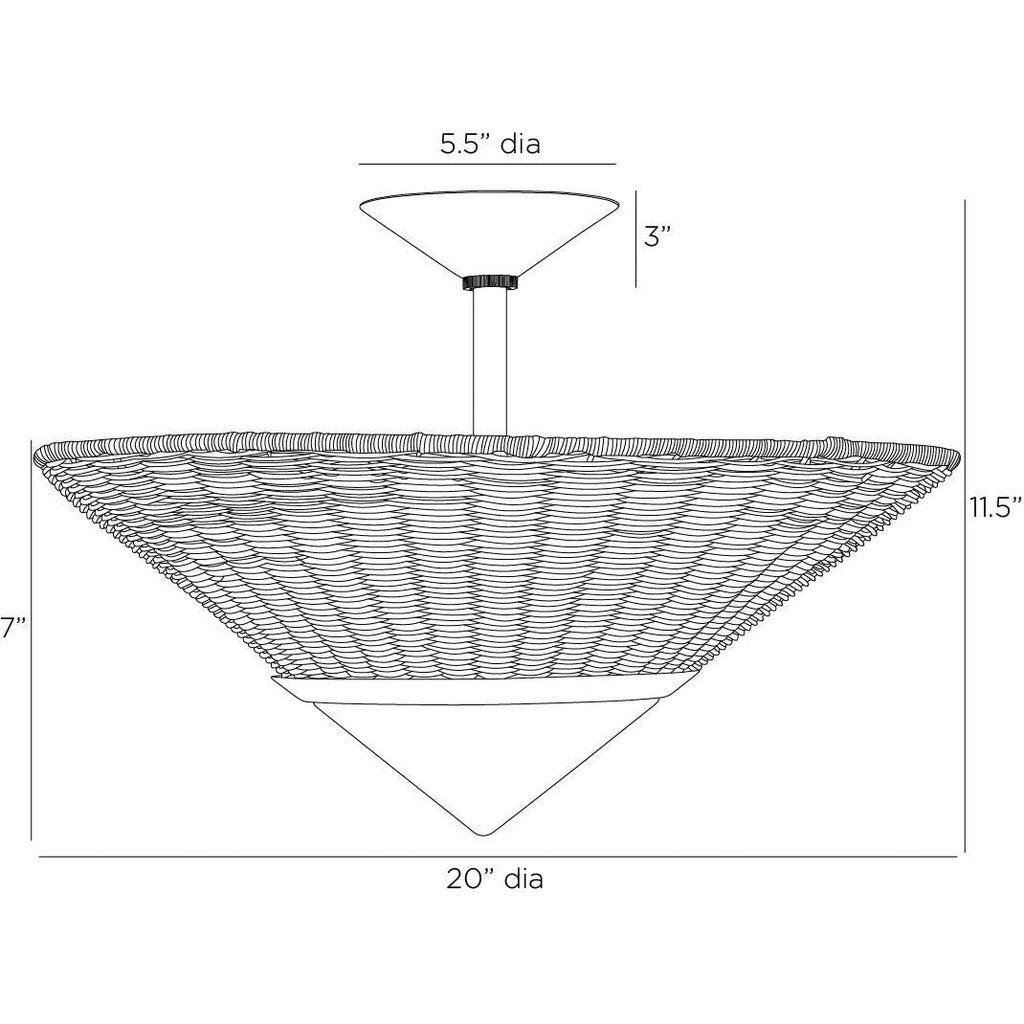 Calista Flush Mount - Light House Co.