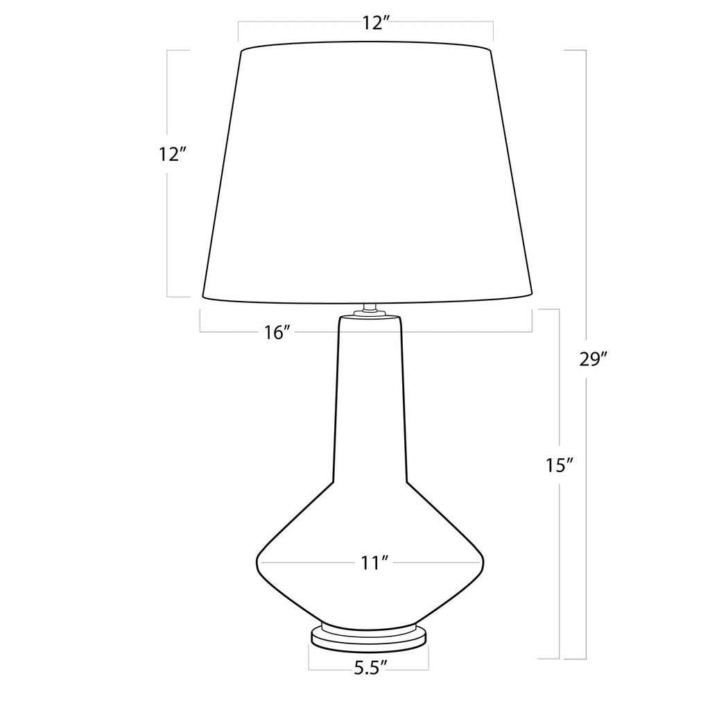 Kayla Ceramic Table Lamp - Light House Co.