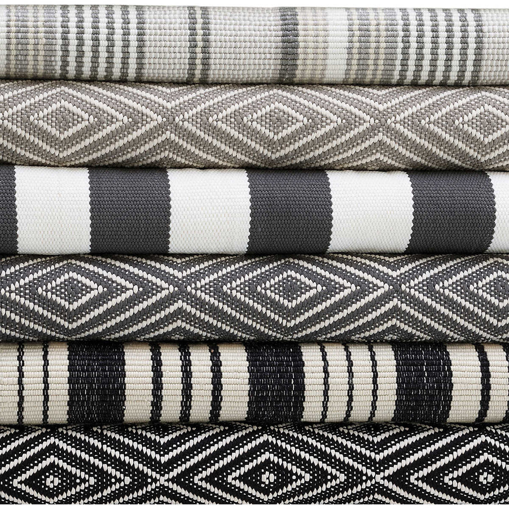 Birmingham Black Indoor/Outdoor Rug - Light House Co.