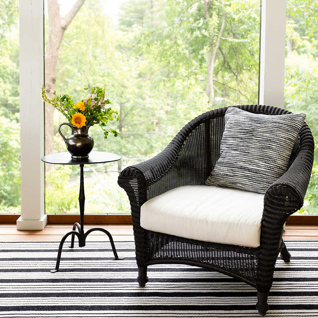 Birmingham Black Indoor/Outdoor Rug - Light House Co.