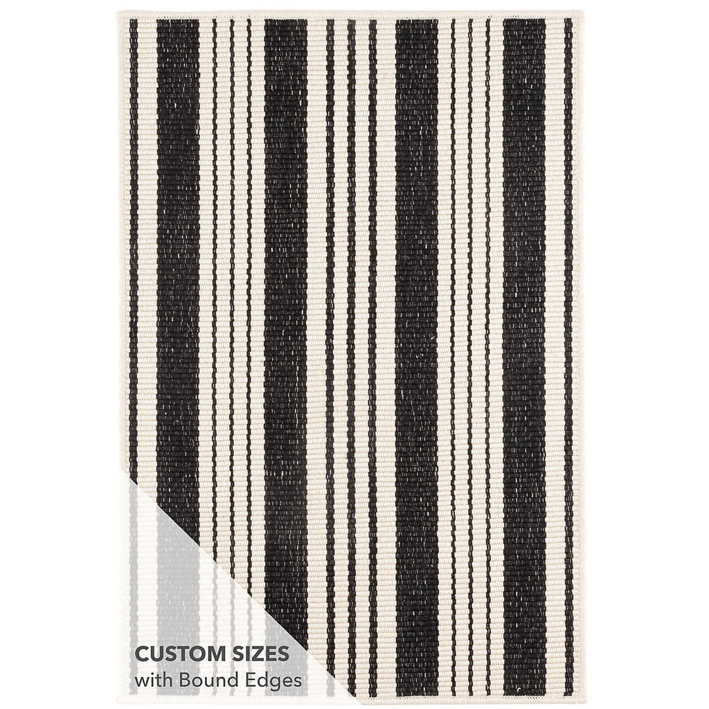 Birmingham Black Indoor/Outdoor Rug - Light House Co.