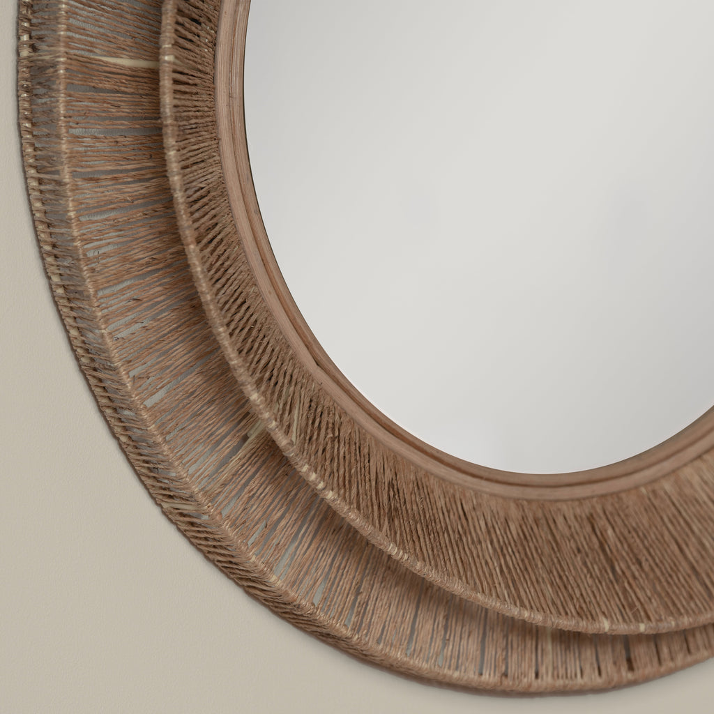 Collins Small Jute Mirror - Light House Co.