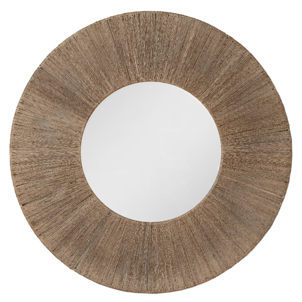 Highball Jute Round Mirror - Light House Co.