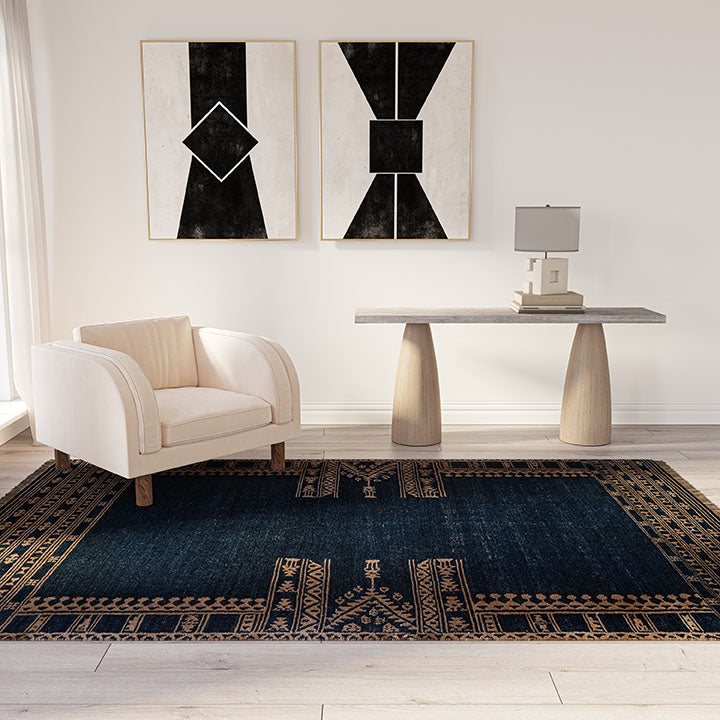 Duar Indigo IV Rug | Lemieux Et Cie - Light House Co.