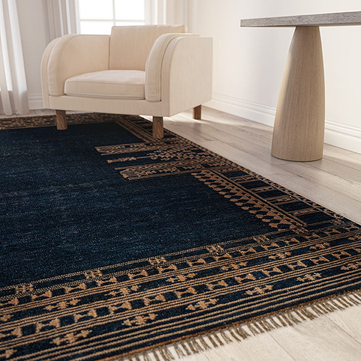 Duar Indigo IV Rug | Lemieux Et Cie - Light House Co.