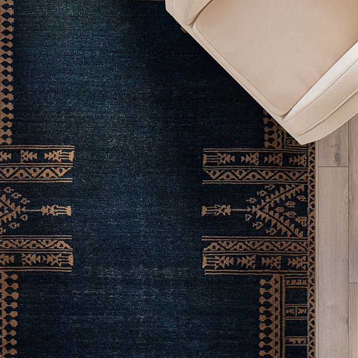 Duar Indigo IV Rug | Lemieux Et Cie - Light House Co.