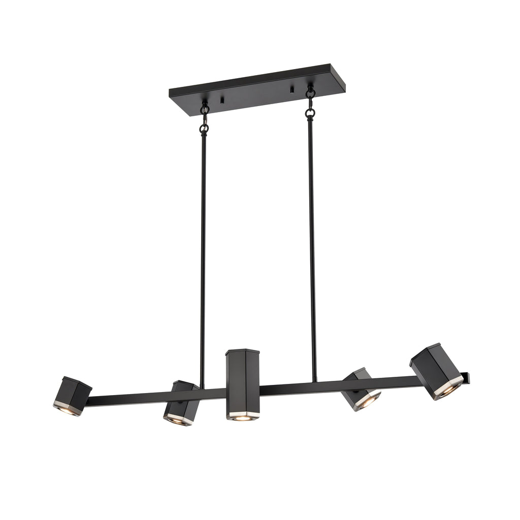 Hexa Linear Chandelier - Brass | Open Box - Light House Co.