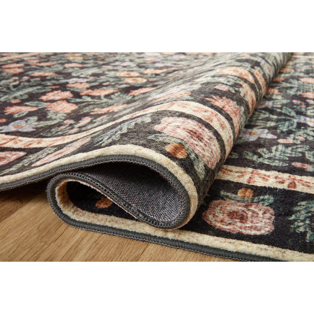 Eden Mughal Garden / Black | Rifle Paper Co. Rugs x Loloi - Light House Co.