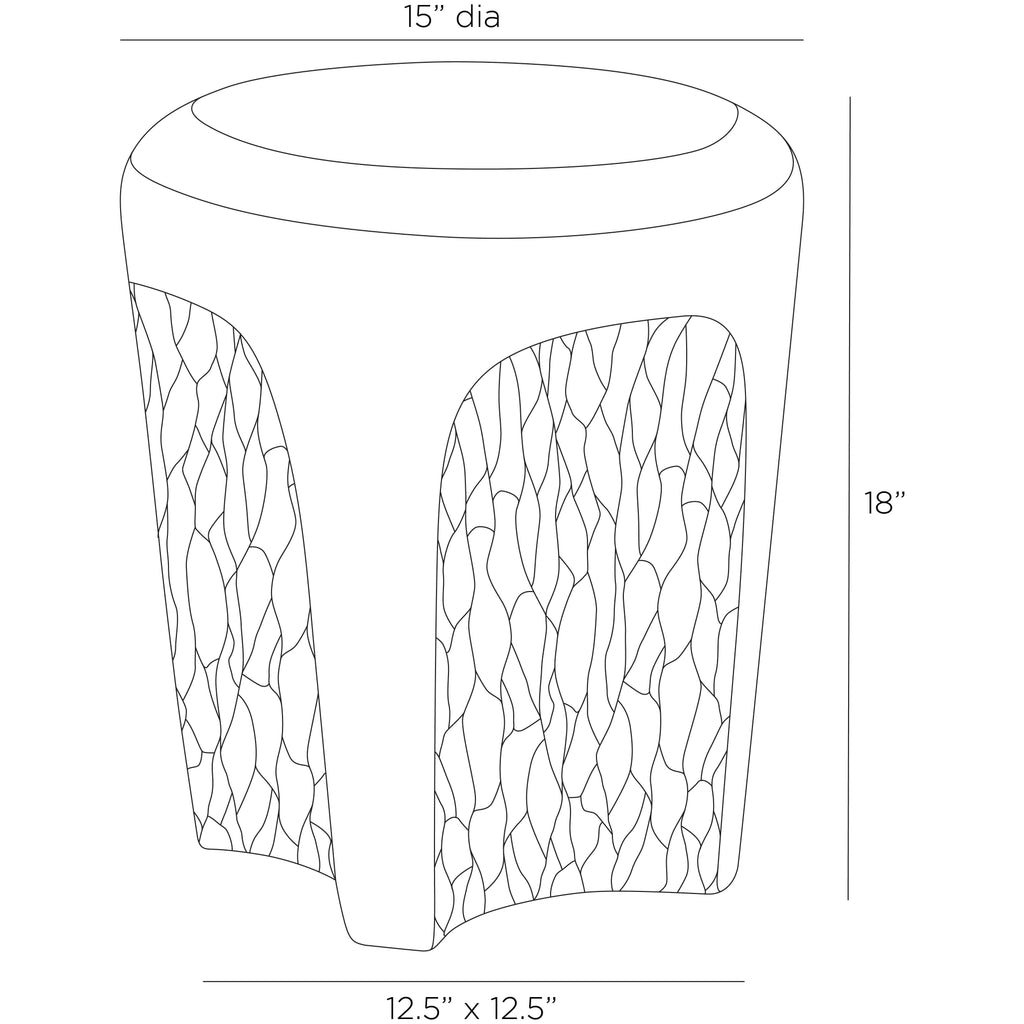 Caper Outdoor Accent Table - Light House Co.