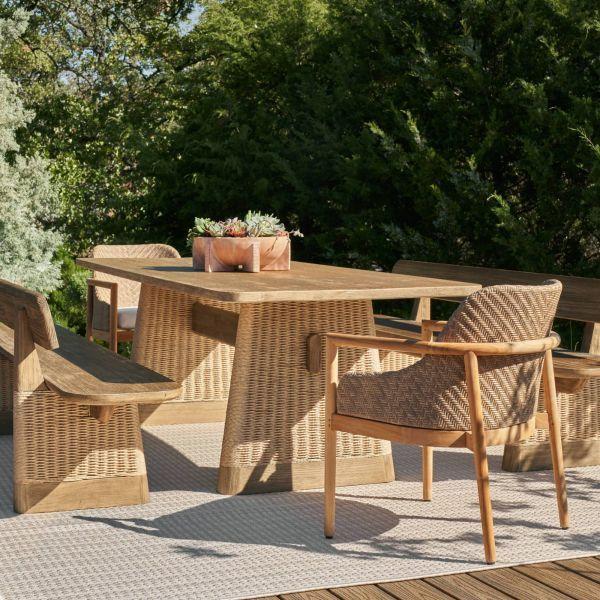 Delrio Outdoor Dining Table - Light House Co.