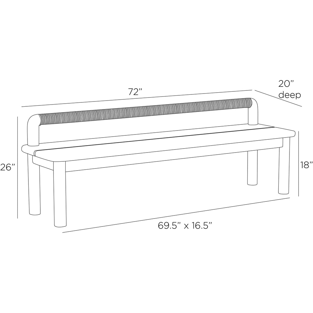 Escape Outdoor Bench - Light House Co.