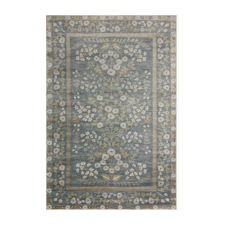 Fiore Florence Slate  /  Sage | Rifle Paper Co. Rugs x Loloi - Light House Co.