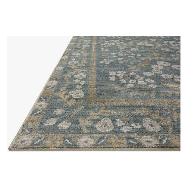 Fiore Florence Slate  /  Sage | Rifle Paper Co. Rugs x Loloi - Light House Co.