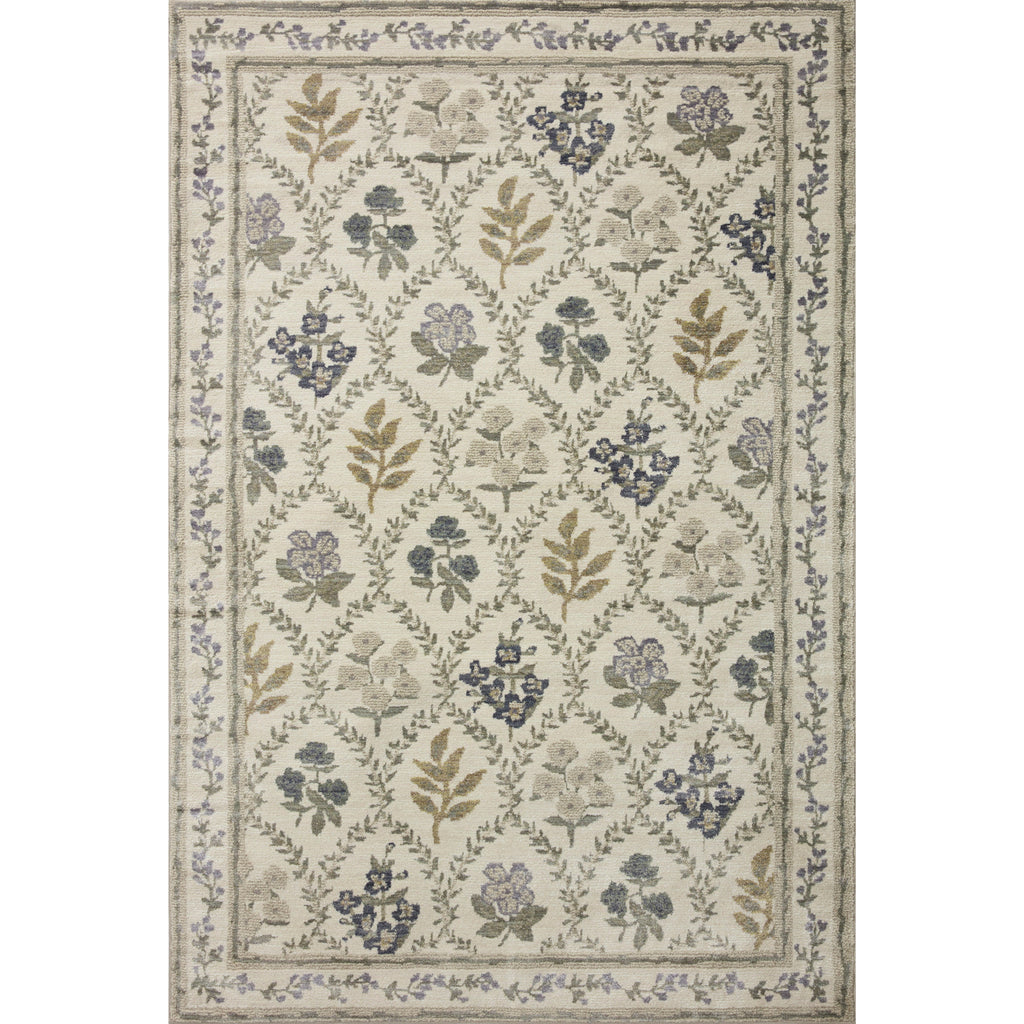 Fiore Hawthorne / Ivory | Rifle Paper Co. Rugs x Loloi - Light House Co.