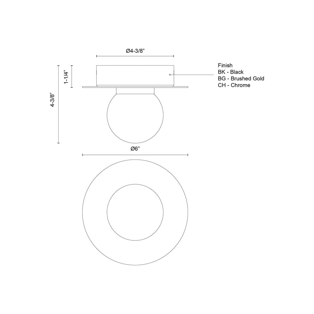 Elixir Flush Mount - Light House Co.