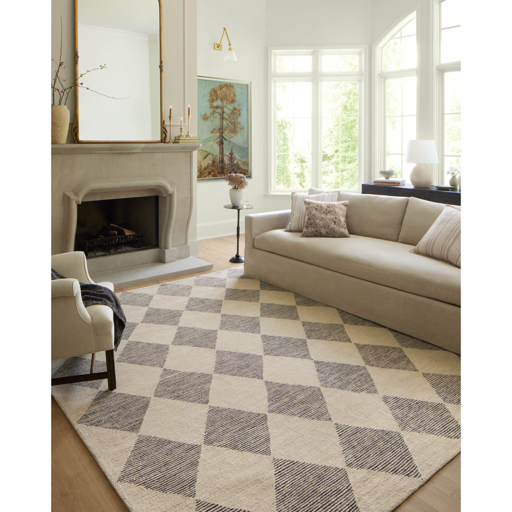 Francis Beige / Charcoal Rug | Chris Loves Julia x Loloi - Light House Co.