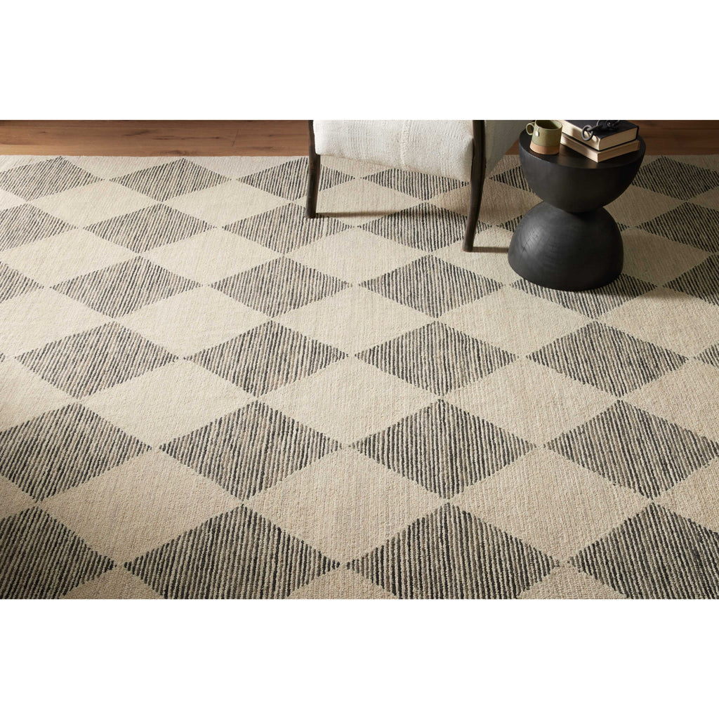 Francis Beige / Charcoal Rug | Chris Loves Julia x Loloi - Light House Co.