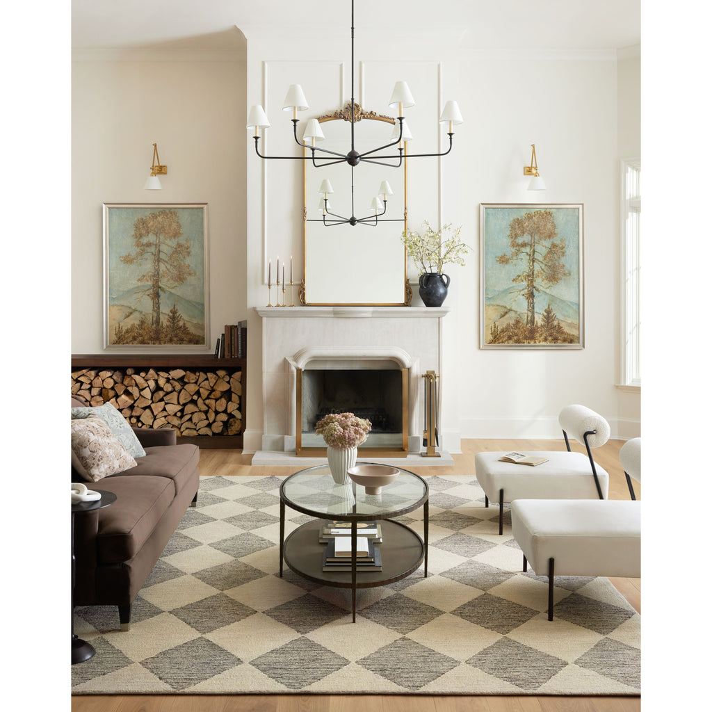 Francis Beige / Charcoal Rug | Chris Loves Julia x Loloi - Light House Co.