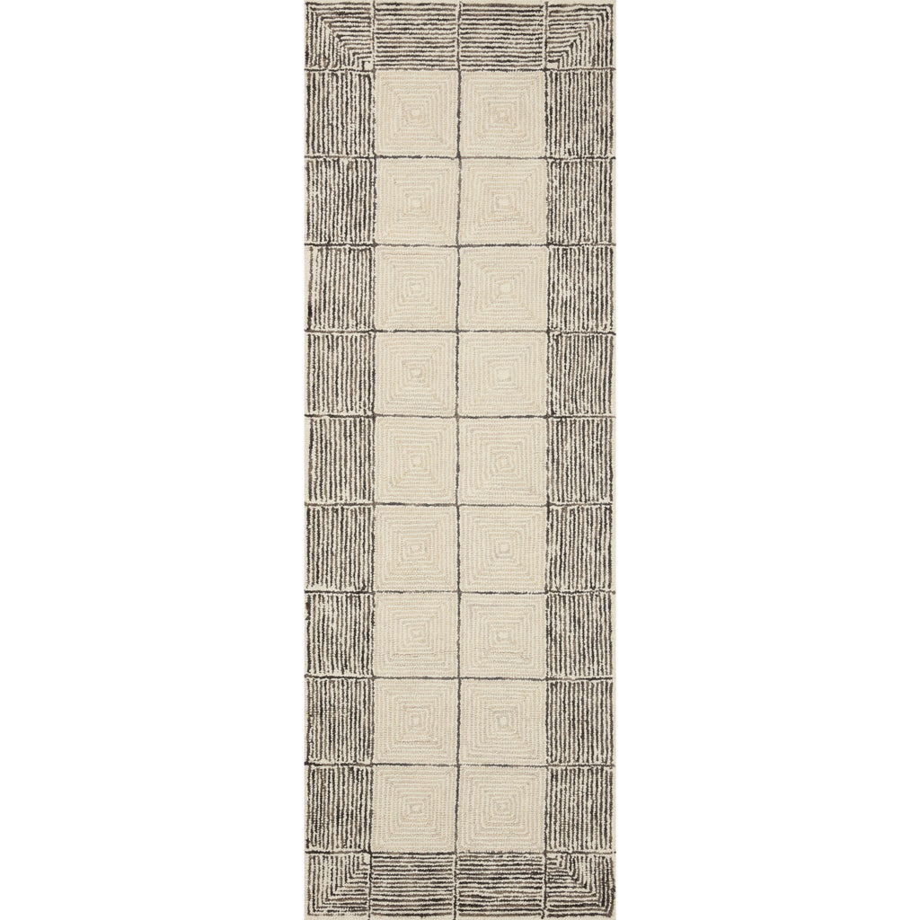 Francis Cream / Black Rug | Chris Loves Julia x Loloi - Light House Co.