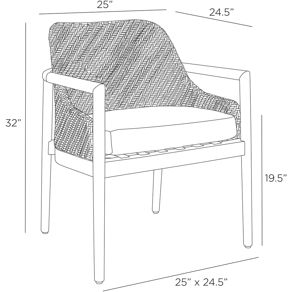Chilton Outdoor Dining Chair - Light House Co.