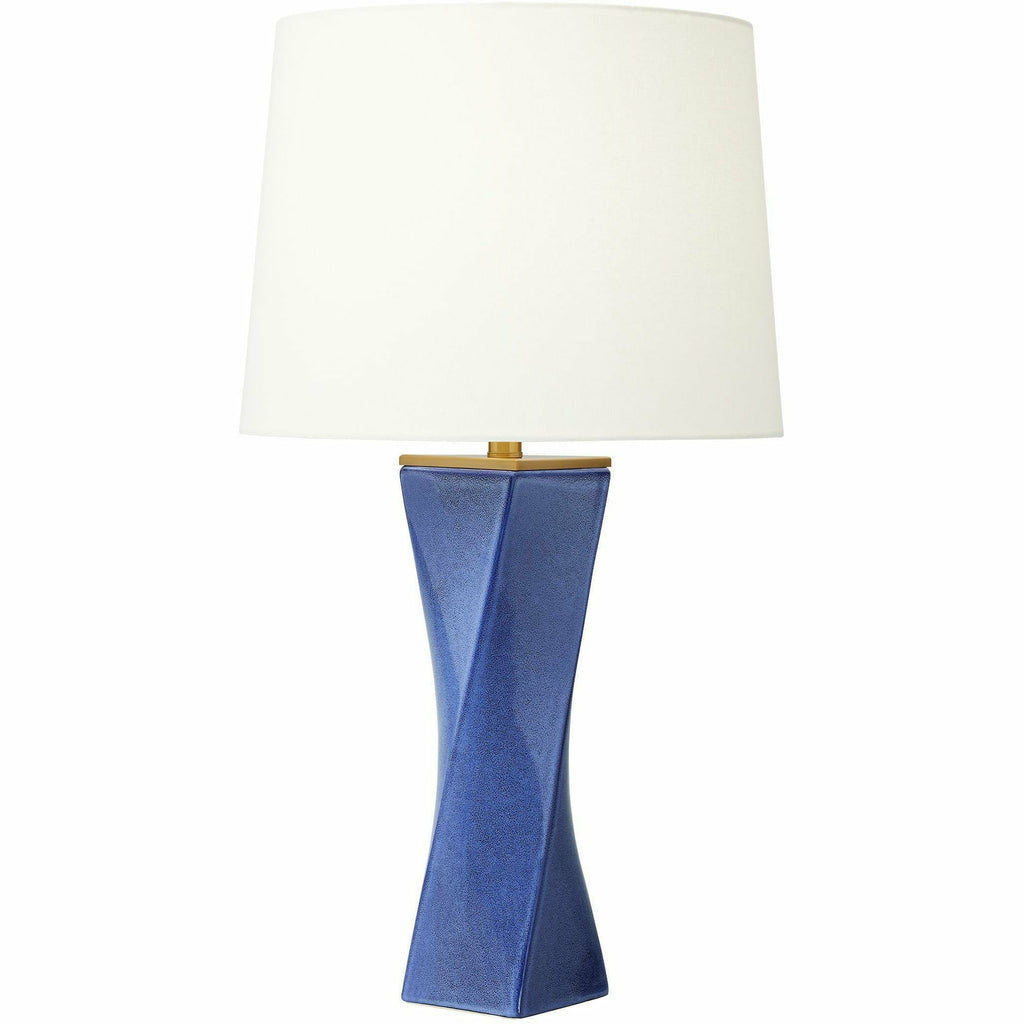 Lagos Table Lamp Frosted Blue