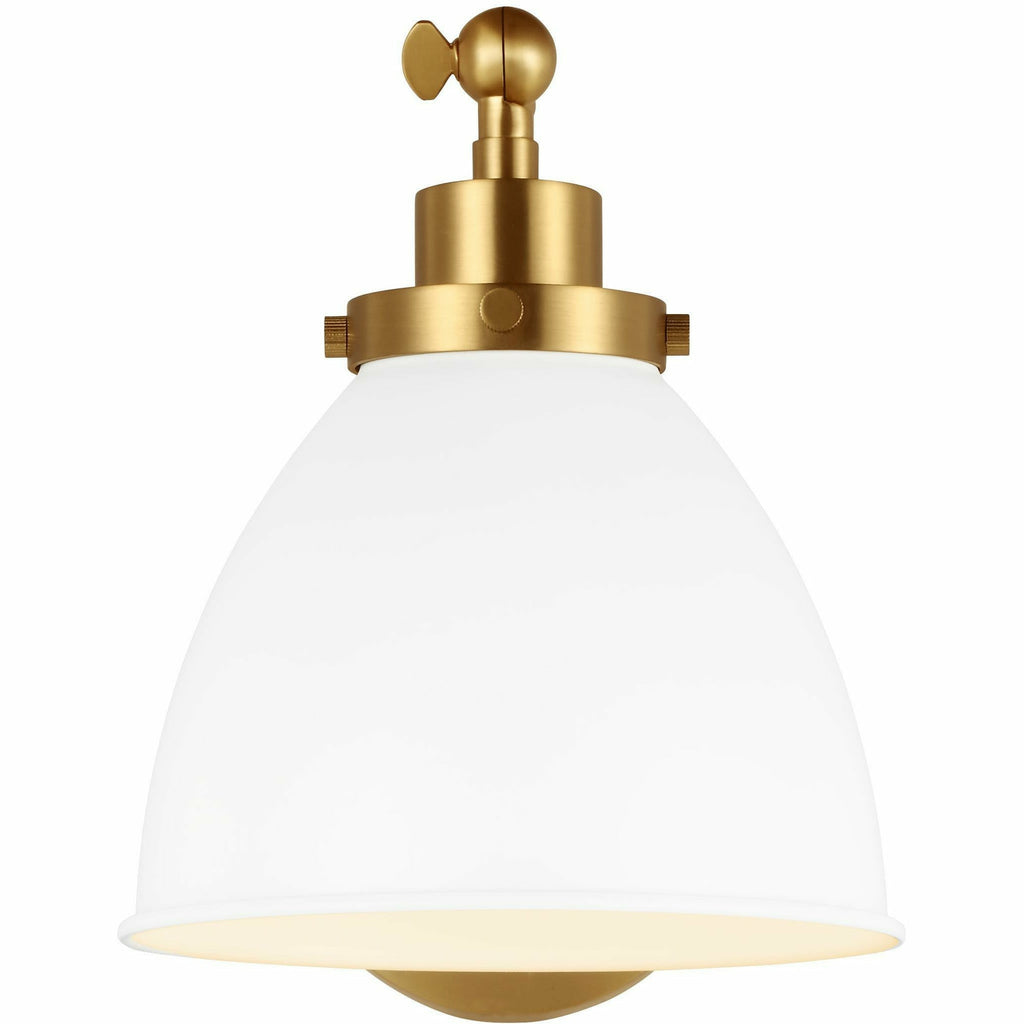 Wellfleet Single Arm Dome Task Sconce - Light House Co.