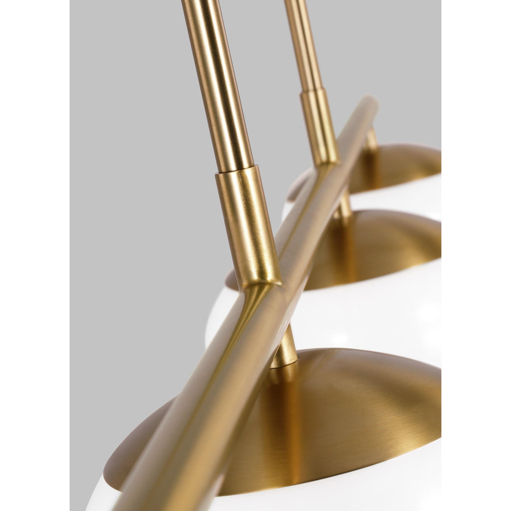 Lune Medium Linear Chandelier - Light House Co.