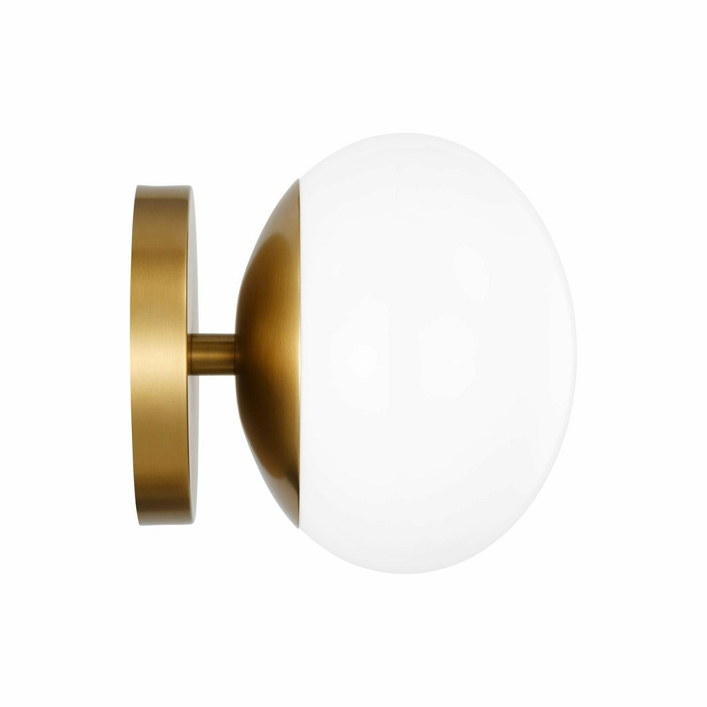 Lune Wall Sconce | burnished brass