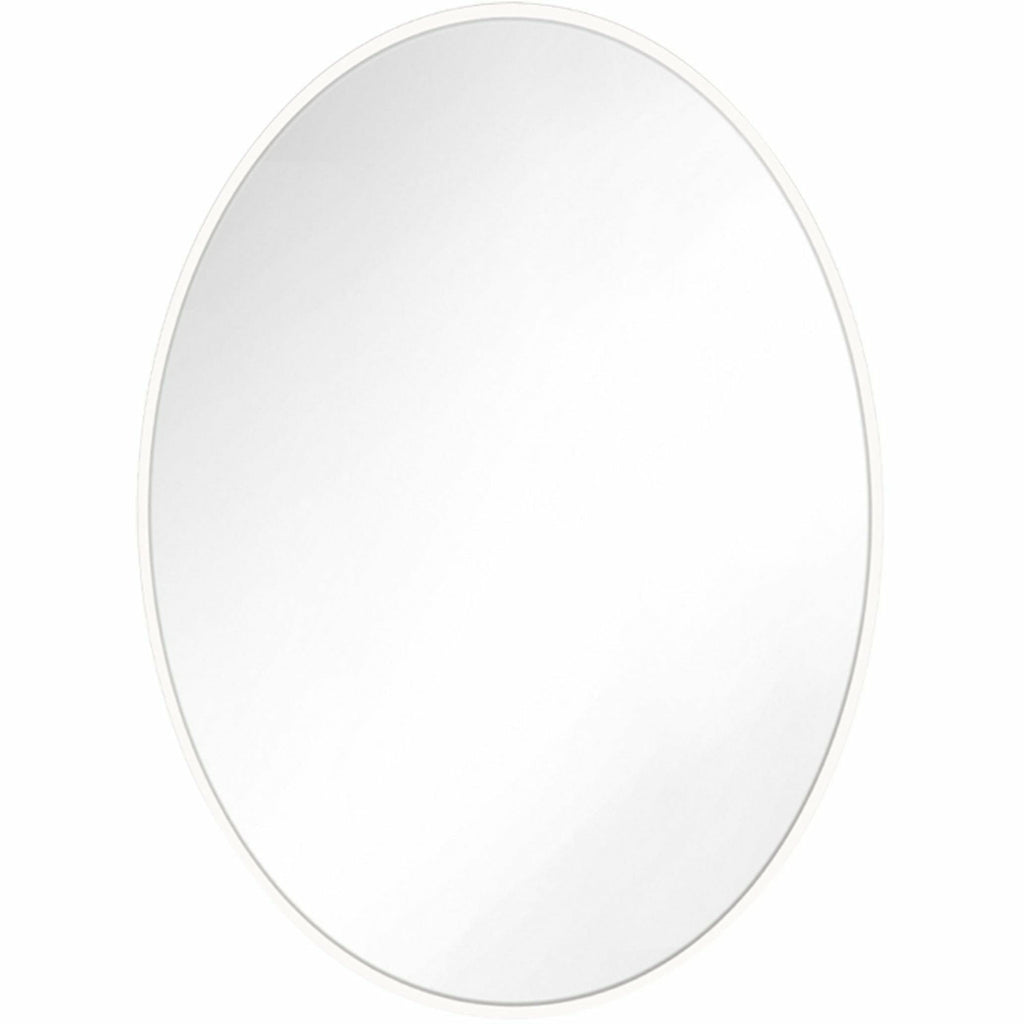 Kit Oval Mirror White
