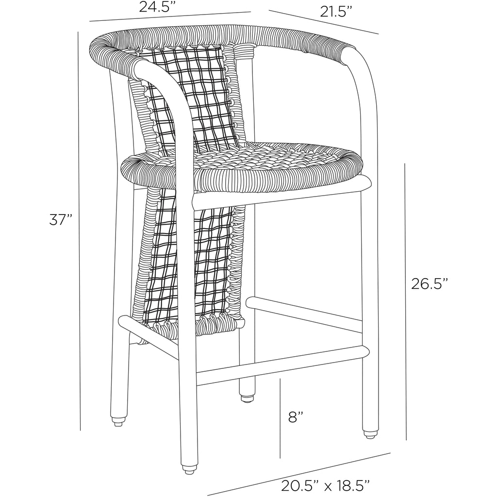 Chapman Outdoor Stool - Light House Co.