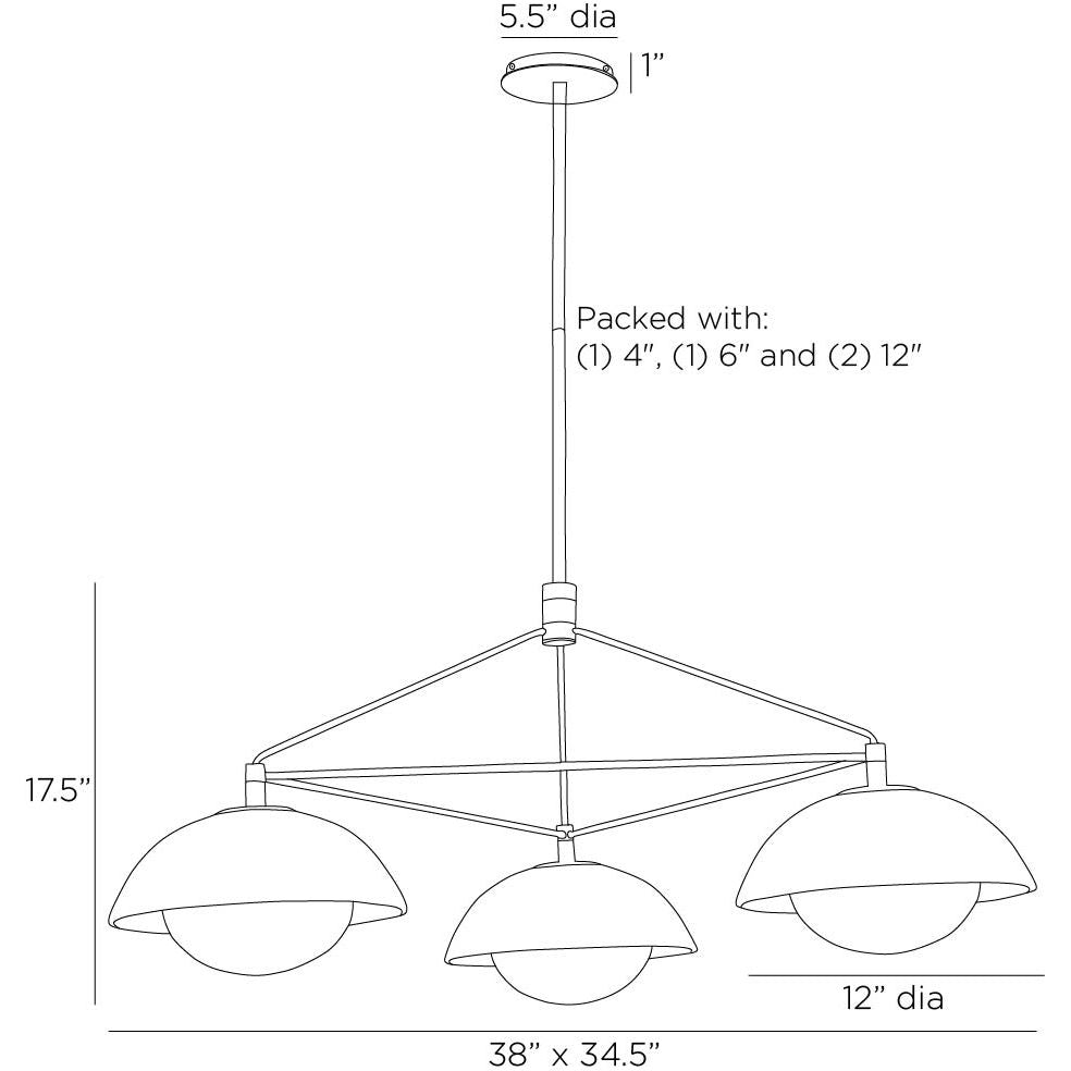 Glaze Chandelier - Light House Co.