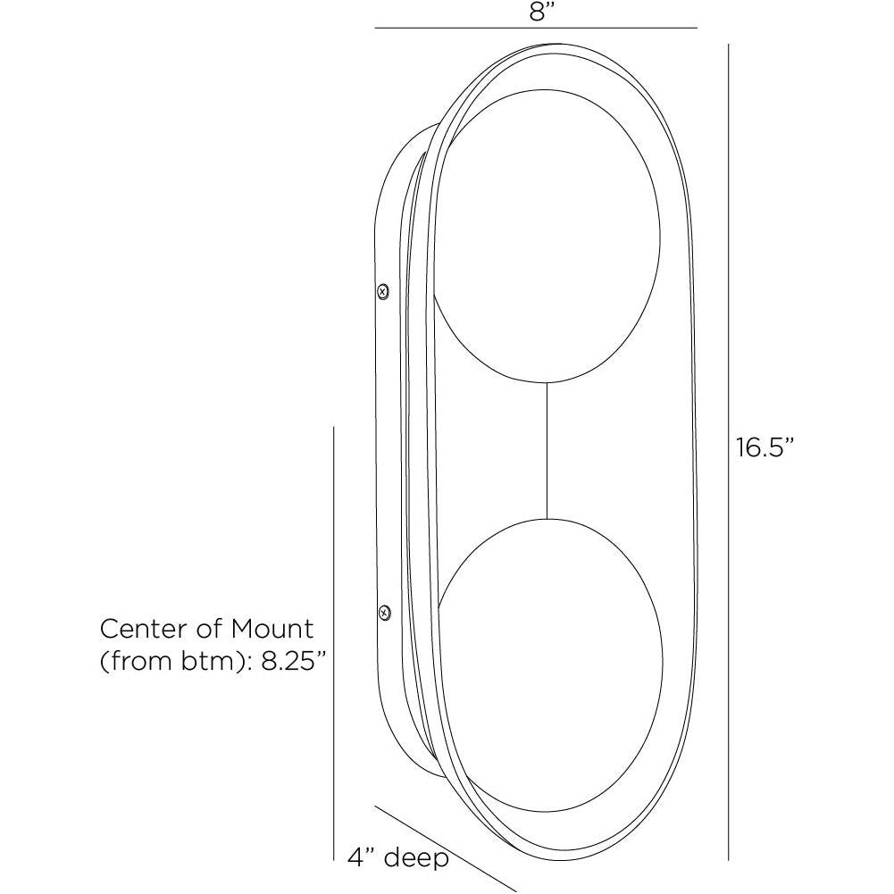 Glaze Large Sconce - Light House Co.
