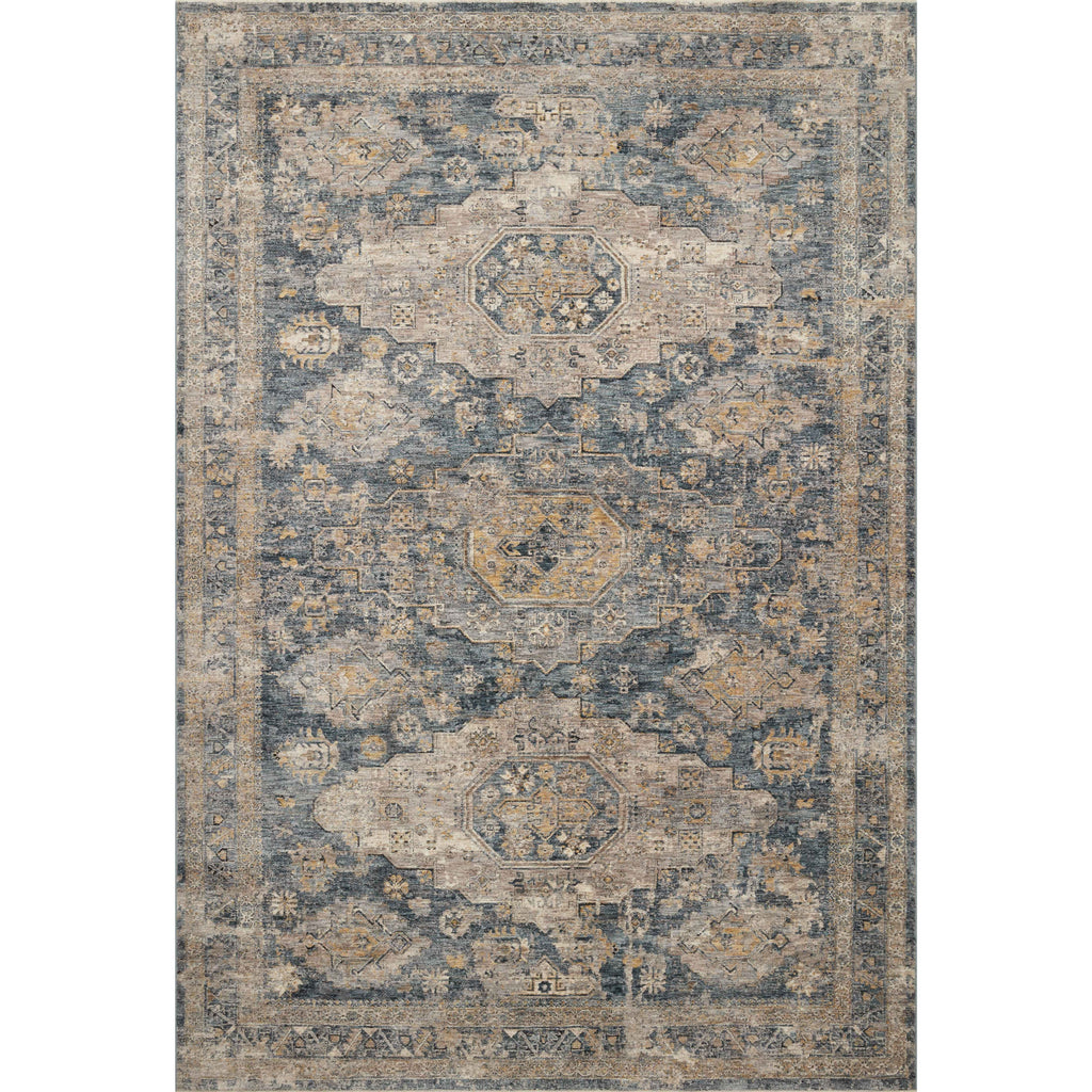 Gaia Denim / Taupe Rug - Light House Co.