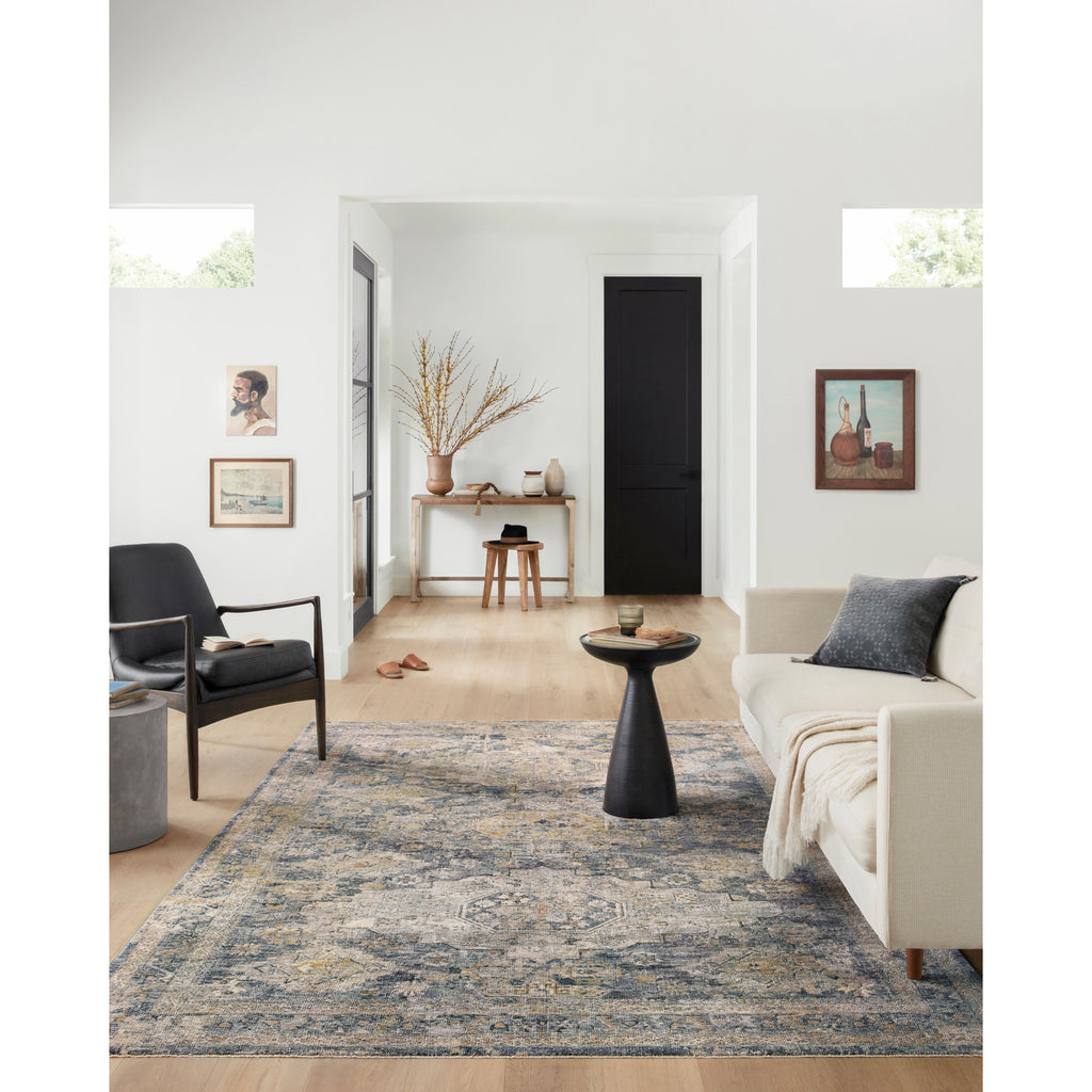 Gaia Denim / Taupe Rug - 18" x 18" Sample | Open Box - Light House Co.
