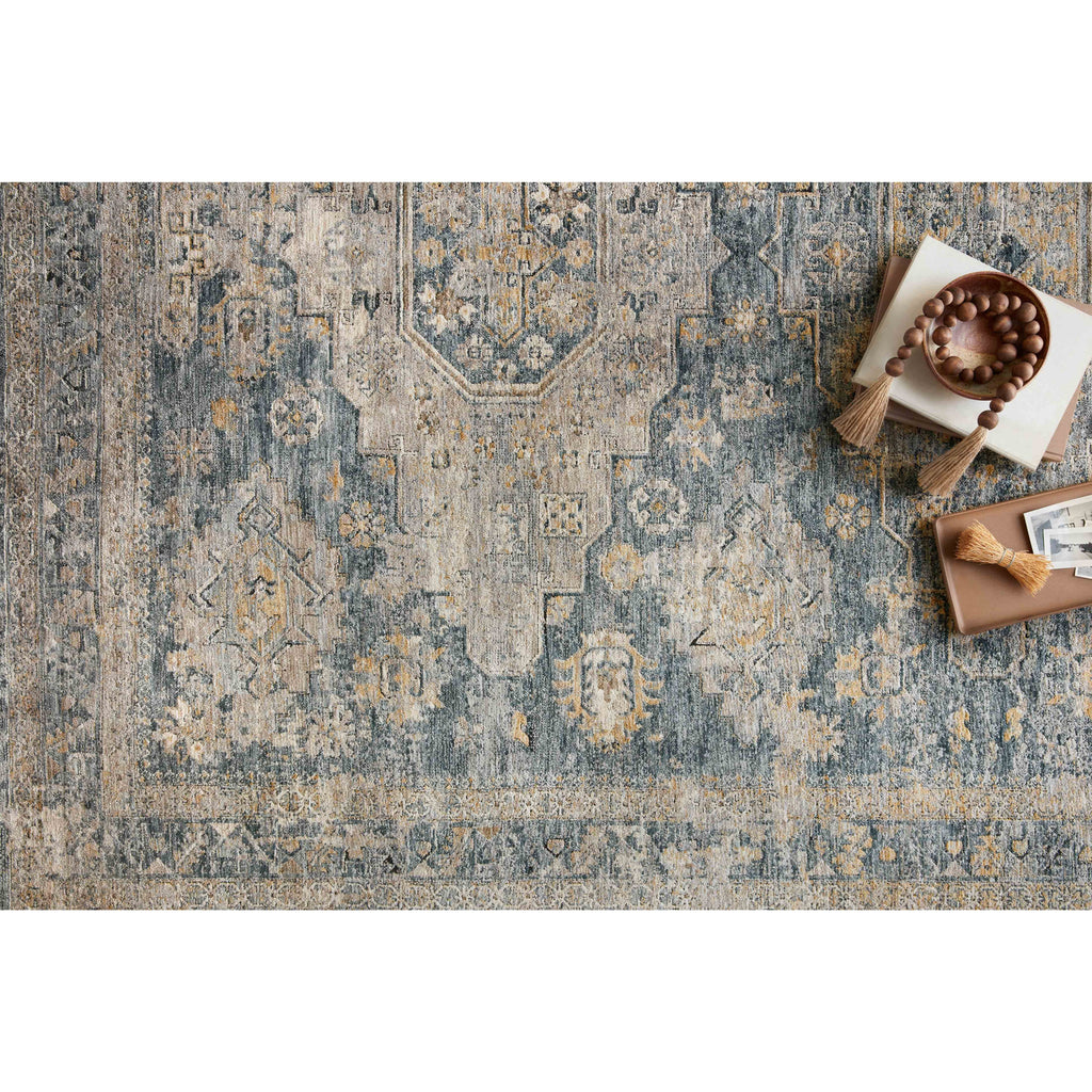 Gaia Denim / Taupe Rug - 18" x 18" Sample | Open Box - Light House Co.