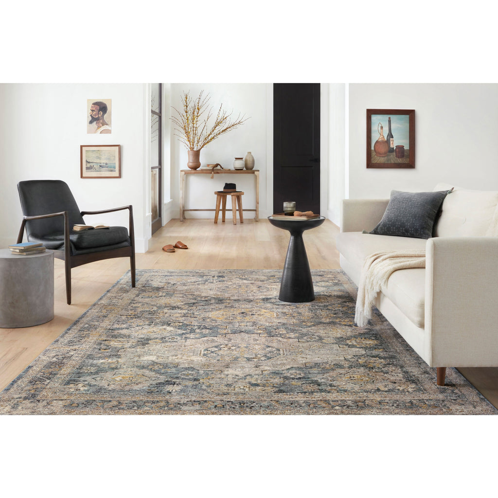 Gaia Denim / Taupe Rug - 18" x 18" Sample | Open Box - Light House Co.