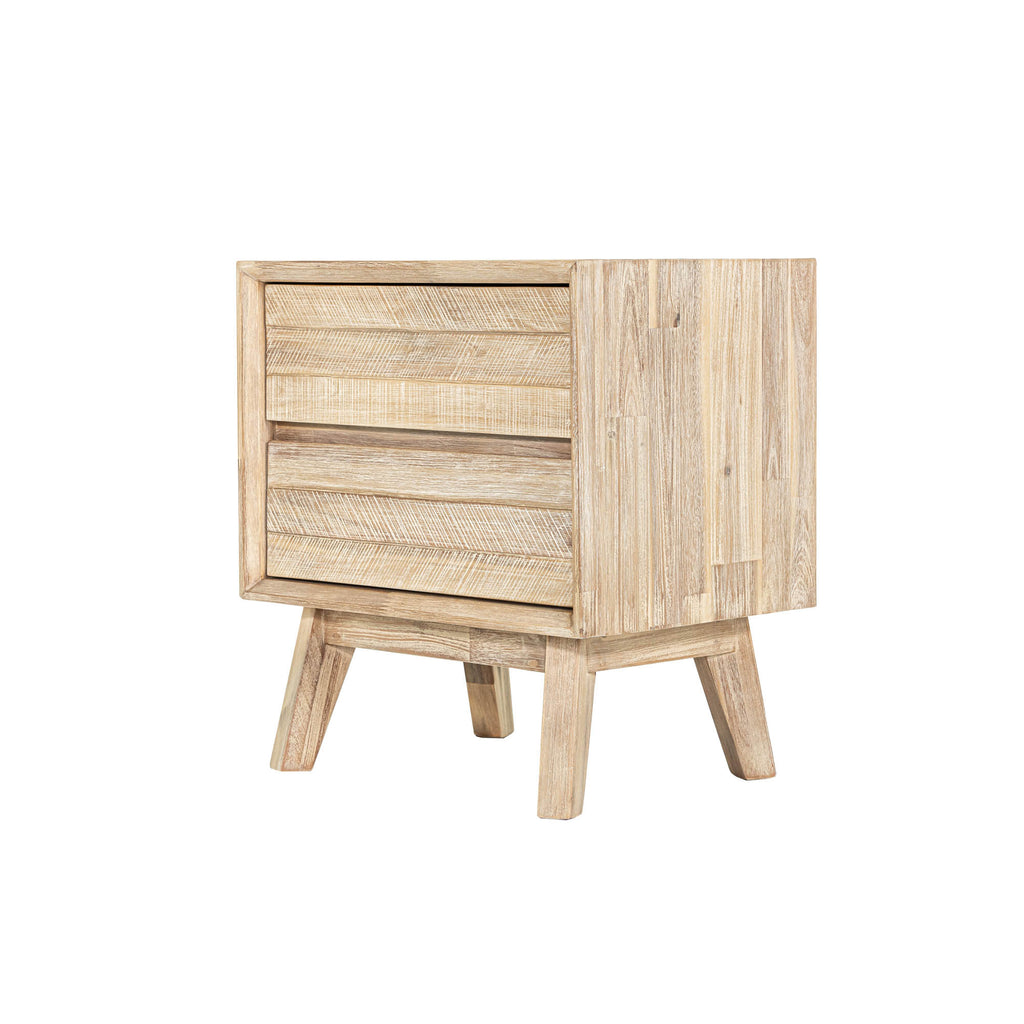 Gia 2 Drawer Nightstand - Light Driftwood - Light House Co.