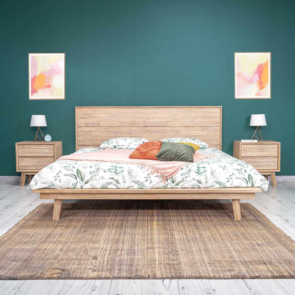 Gia 2 Drawer Nightstand - Light Driftwood - Light House Co.
