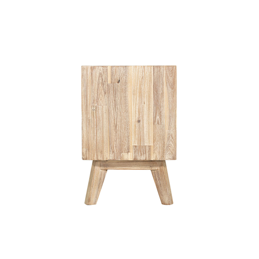 Gia 2 Drawer Nightstand - Light Driftwood - Light House Co.
