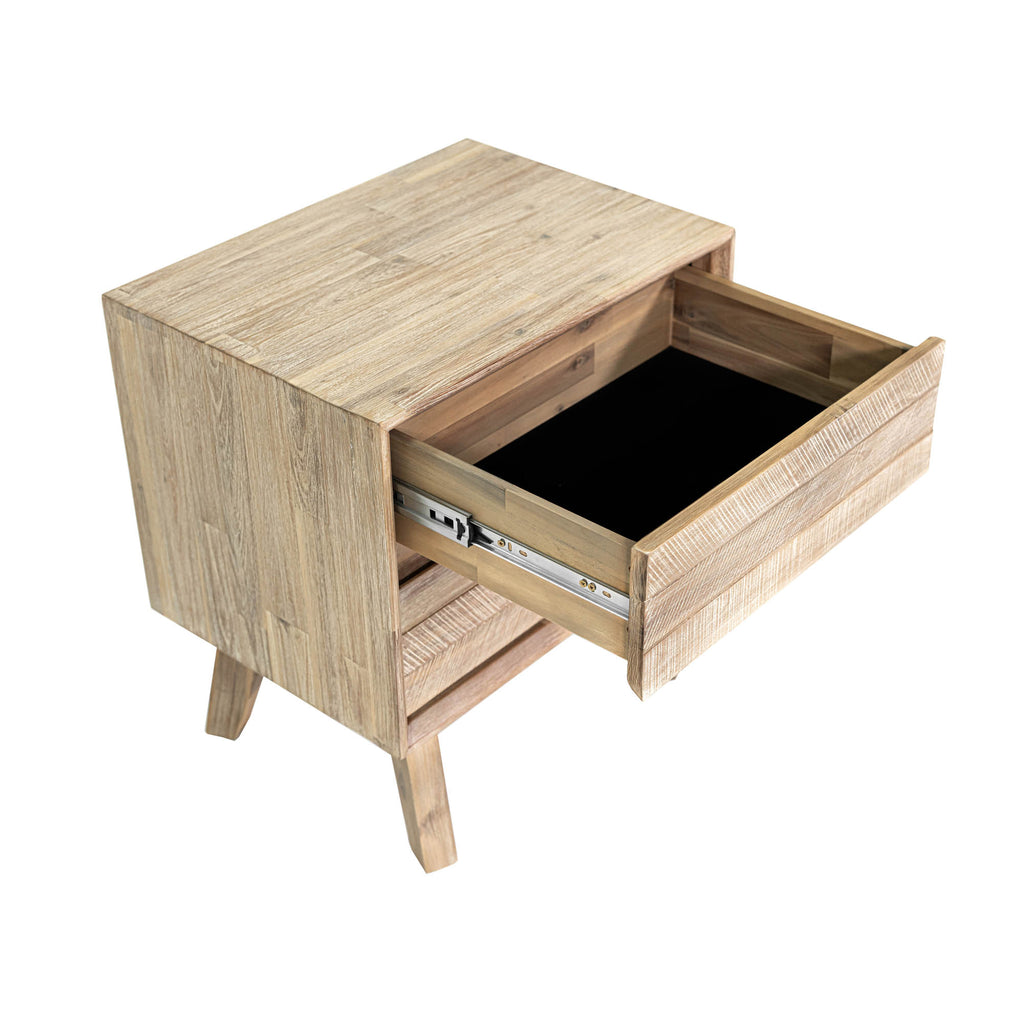 Gia 2 Drawer Nightstand - Light Driftwood - Light House Co.