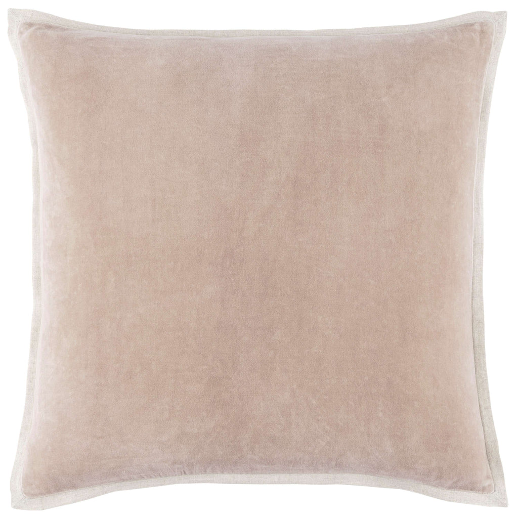 Gehry Velvet/Linen Stone Decorative Pillow - Light House Co.