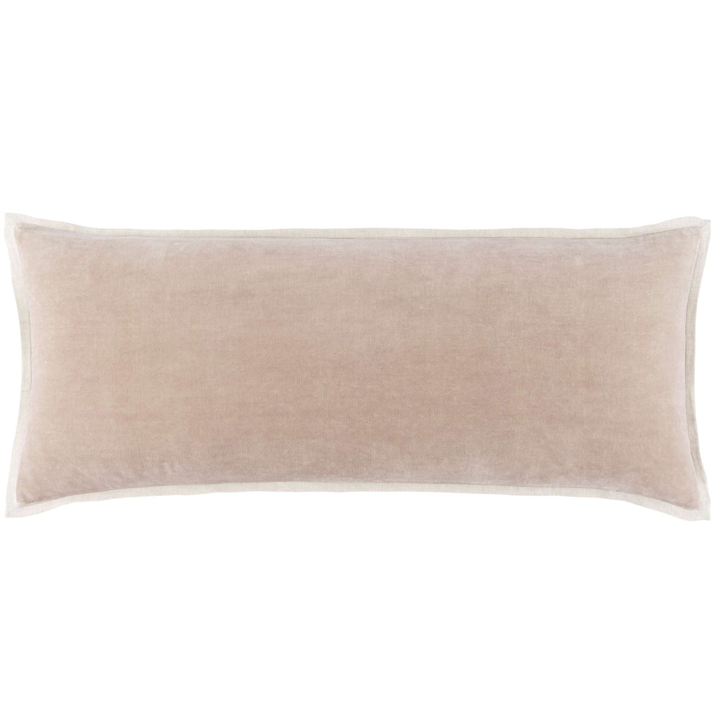 Gehry Velvet/Linen Stone Decorative Pillow - Light House Co.