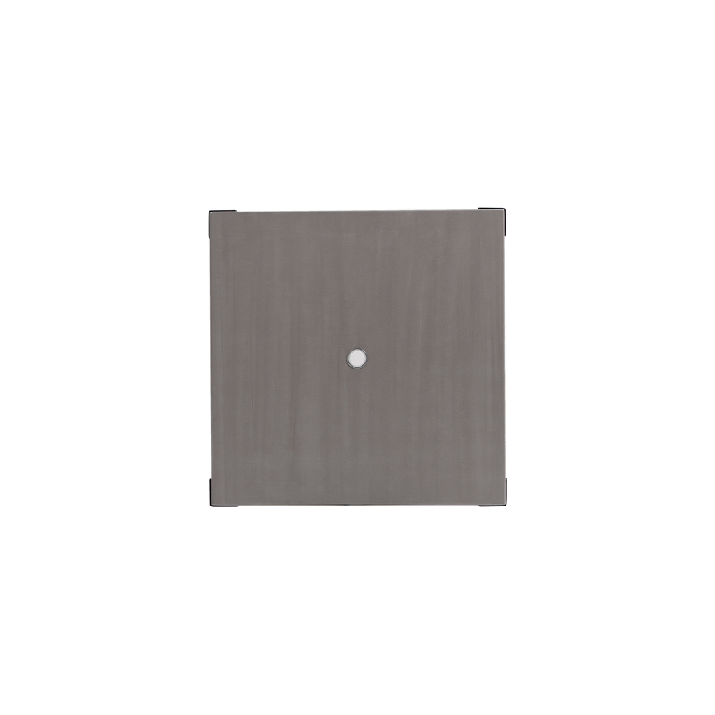 Genval 38″ Square Dining Table w/Umbrella Hole | Outdoor Dining Tables | Ratana - Light House Co.