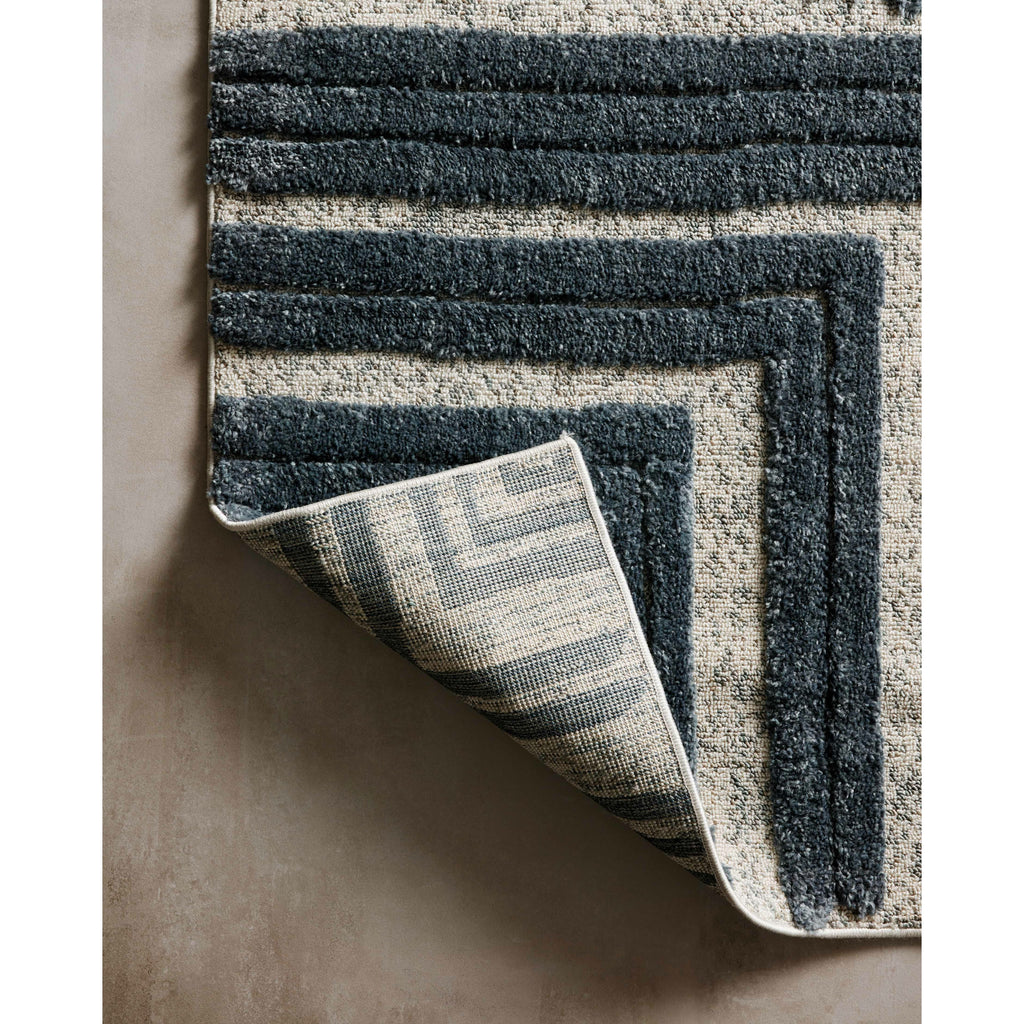 Hagen Blue / White Rug - Light House Co.