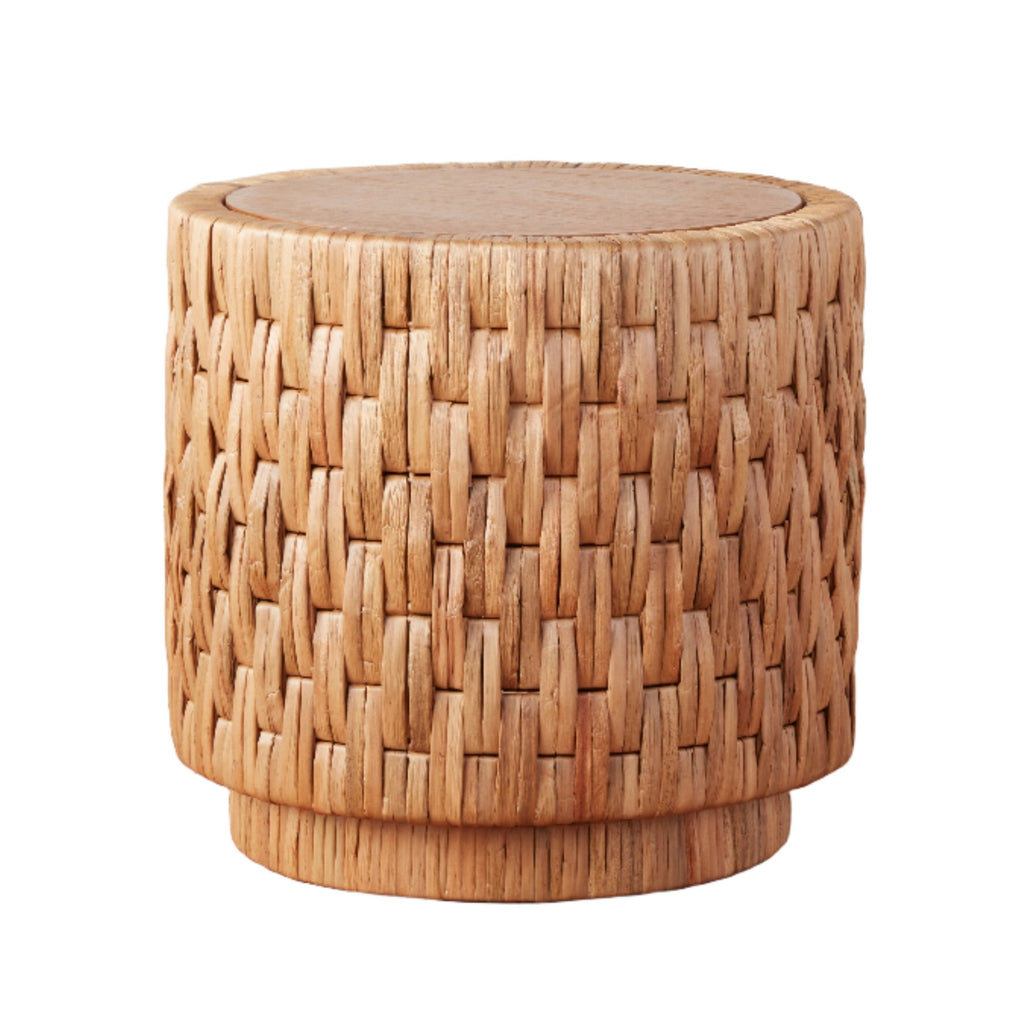 Puebla Woven Side Table - Light House Co.