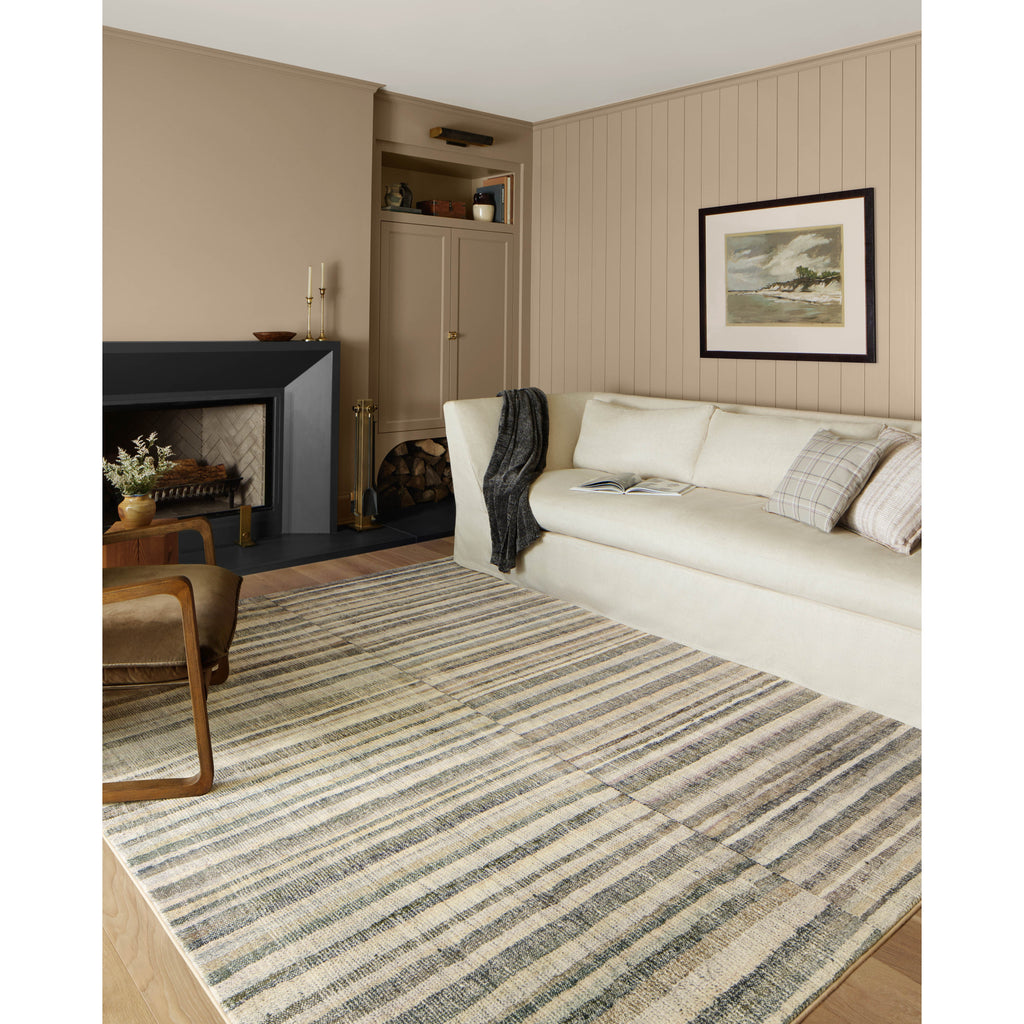 Humphrey Natural / Moss Rug | Chris Loves Julia x Loloi - Light House Co.